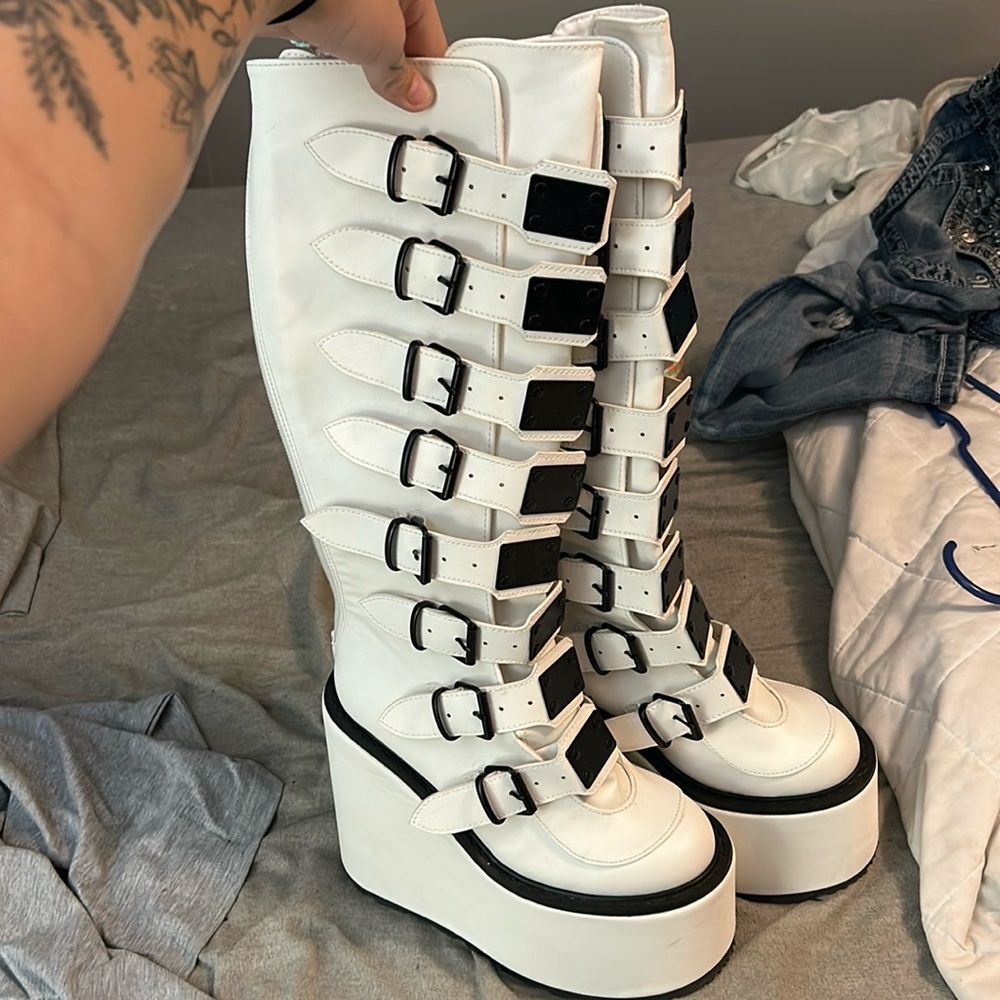 Icy trinity boots from dolls kill